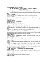 đề thi hsg môn sinh học lớp 9, đề số 20