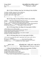 Đề tiếng anh 7 - sưu tầm đề kiểm tra, thi học sinh giỏi tham khảo bồi dưỡng (87)