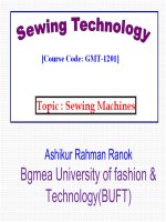 Different types of sewing machines