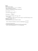 ôn thi tốt nghiệp môn toán, đề 41