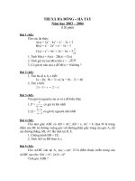 đề thi học sinh giỏi môn toán 7, đề số 3