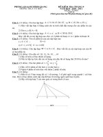 đề kiểm tra toán 6 tháng 9