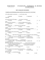 Đề ôn thi học sinh giỏi Tiếng Anh lớp 12 số 17