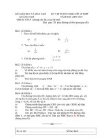 đề tuyển sinh 10 môn toán năm 2010, đề 23