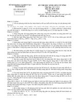 ĐỀ thi học sinh giỏi chính thức năm 2014 môn hóa đề (1)