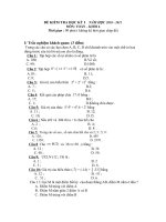 Đề kiểm tra học kì 1 môn Toán lớp 6 số 1