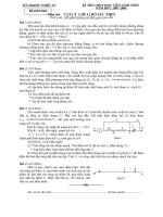 Đề thi học viên giỏi khối bổ túc THPT năm 2008-2009 (Sở GD Nghệ An) môn vật lý