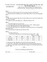 Đề địa lí 12 - sưu tập đề kiểm tra, thi học kỳ, thi học sinh giỏi, tn địa lý tham khảo (113)