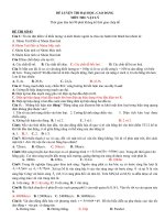 Đề luyện thi đại học môn Vật lý chọn lọc số 13