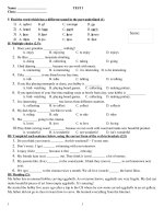 Đề tiếng anh 7 - sưu tầm đề kiểm tra, thi học sinh giỏi tham khảo bồi dưỡng (2)