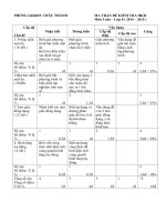 PHÒNG GD&ĐT CHÂU THÀNH ĐỀ THI HỌC KÌ 2 TOÁN 8