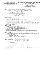 Đề Toán  6 học sinh giỏi