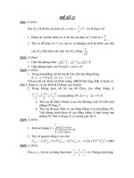 đề thi thử đh môn toán, đề luyện thi số 12