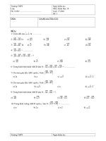 Đề kiểm tra Toán lớp 10 số 8