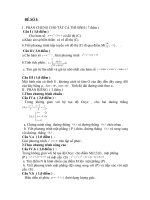 ôn thi tốt nghiệp thpt môn toán năm 2009, đề số 9