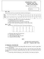 Đề kiểm tra 1 tiết môn Đại số lớp 7 số 2