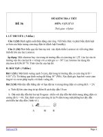 Đề kiểm tra 1 tiết Vật Lý 11 - Đề số (36)