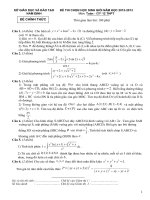 Đề thi học sinh giỏi Toán lớp 12 chọn lọc số 16