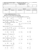 ĐỀ THI HKII TOÁN 6 - HOÀI NHƠN 2012-2013