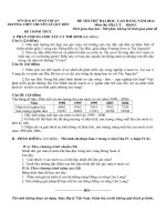 Đề thi thử ĐẠI HỌC MÔN ĐỊA LÝ TRƯỜNG LÊ QUÝ ĐÔN Ninh Thuận