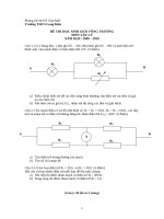Đề thi HSG lớp 9 năm 2009 - THCS Long Kiến, Chợ Mới, An Giang môn vật lý