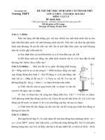 Đề thi học sinh giỏi vật lý lớp 12 chọn lọc số 45
