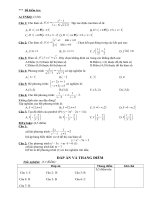 Đề kiểm tra Toán lớp 10 số 5