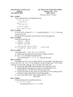 Đề kiểm tra toán 10 hoc ky 1 tỉnh ninh bình