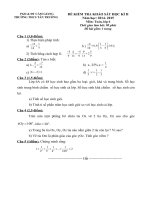 ĐỀ TOÁN 6 KHẢO SÁT CUỐI KÌ 2 - TÂN TRƯỜNG