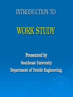 Work study presentation