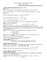 Đề kiểm tra học kì 1 Toán lớp 10 số 9