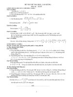 Đề thi thử đại học môn Toán có đáp án số 35