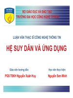 Hệ suy dẫn và ứng dụng