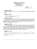 Đề kiểm tra 1 tiết môn Đại số lớp 9 số 12