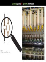 Spinning Quality and Spinning Parameters