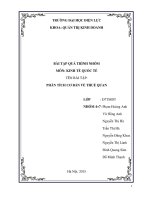 Phân tích cơ bản về thuế quan