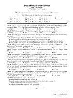 Đề kiểm tra thường xuyên lý 10