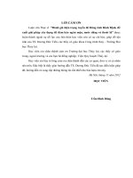 Đánh giá hiện trạng tuyến đê Đông tỉnh Bình Định, đề xuất giải pháp xây dựng đê đảm bảo ngăn mặn, nước dâng và thoát lũ