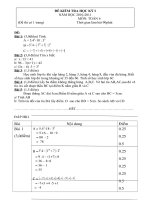 Đề kiểm tra học kì 1 môn Toán lớp 6 số 9