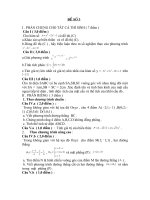 ôn thi tốt nghiệp thpt môn toán năm 2009, đề số 3