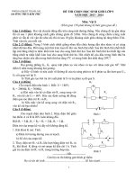 đề thi chọn hsg cấp tỉnh lớp 9 môn vật lý, đề 11