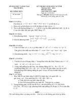 ĐỀ thi học sinh giỏi chính thức năm 2014 môn toán đề (2)