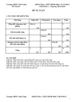 Đề kiêm tra học kì lớp 12 môn Toán (1)