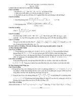 Đề thi thử đại học môn Toán có đáp án số 38