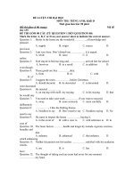 thi thử đh môn anh văn, đề tham khảo 24