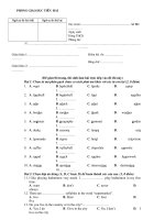 Đề tiếng anh 7 - sưu tầm đề kiểm tra, thi học sinh giỏi tham khảo bồi dưỡng (112)