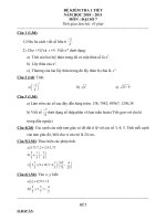 Đề kiểm tra 1 tiết môn Đại số lớp 7 số 19