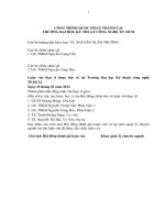 Nghiên cứu quy hoạch quản lý chất thải rắn sinh hoạt tỉnh Đắk Nông đến năm 2020 và định hướng đến năm 2030