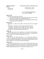 đề thi gv dạy giỏi cấp huyện môn hóa học, đề 5