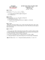 đề thi TS 10 Huế 2013-2014